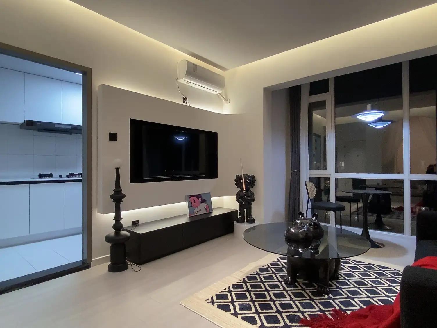 Baiziwan, Postmodern City, 1bd, Well-decorated