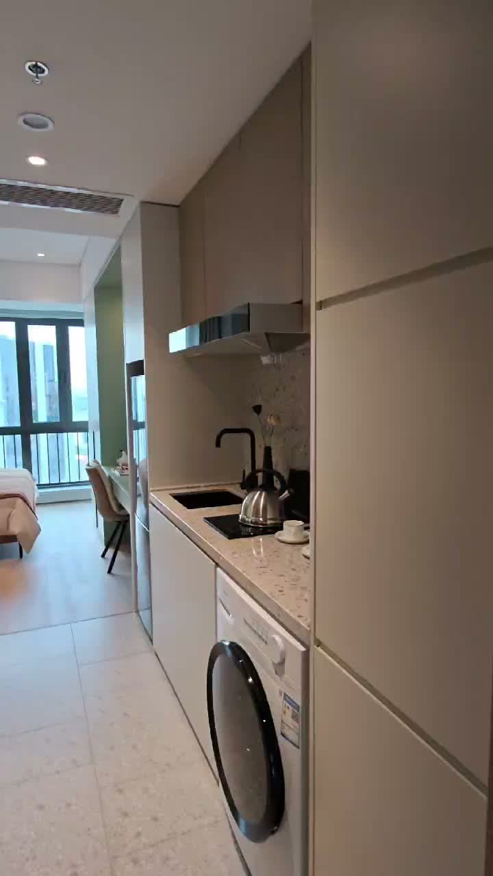 Qianwan Park Station, Huacao・Yifang Apartment, 1bd