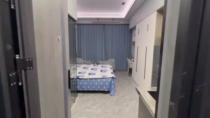 国家会展中心駅, 創湾里ホテル式アパート·華翔路店, 1居室