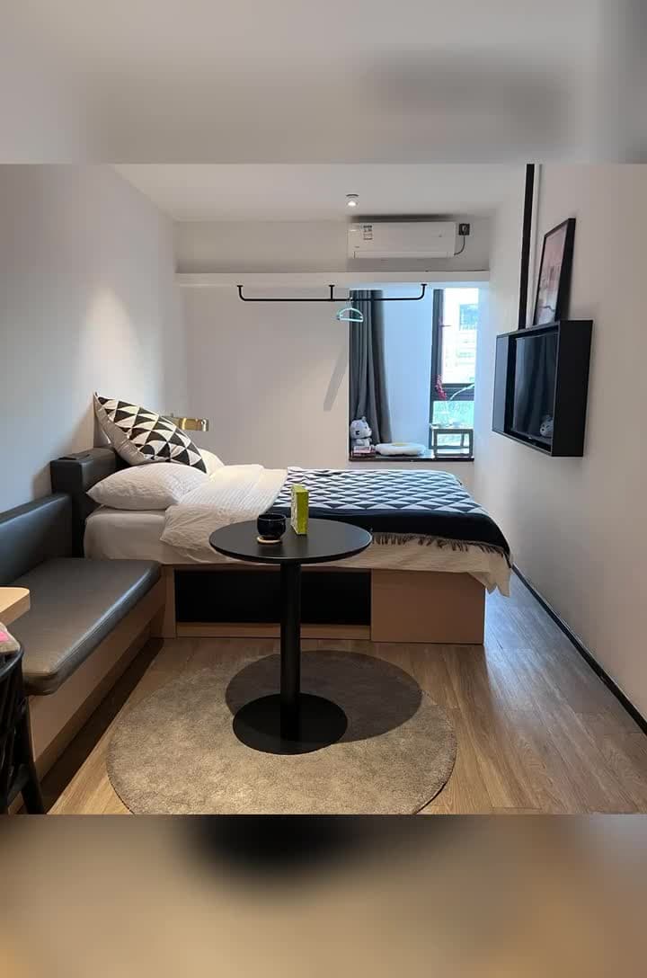 华鹏路站，城家公寓-上海世博华鹏路地铁站店，1居