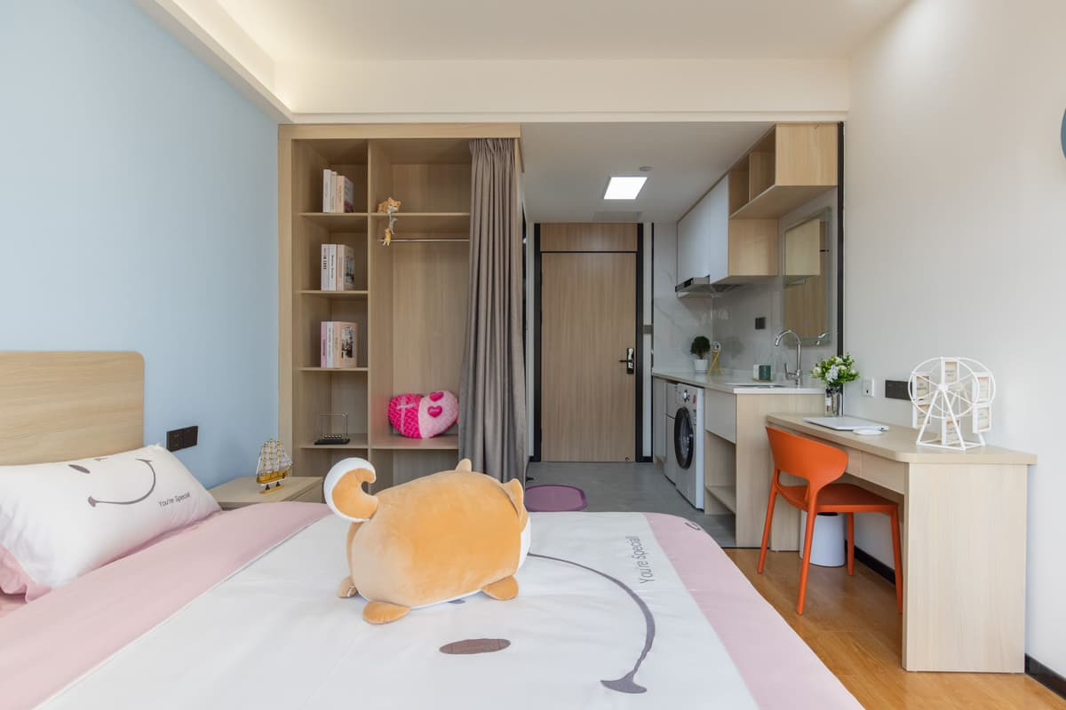 Xinzhuang Station, Lecheng Apartment, 1bd