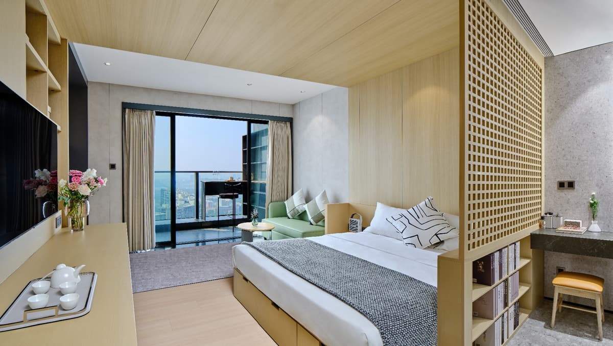 Taoyuancun Station, Boyuu·Furuis International Apartment (Nanshan Branch), 1bd