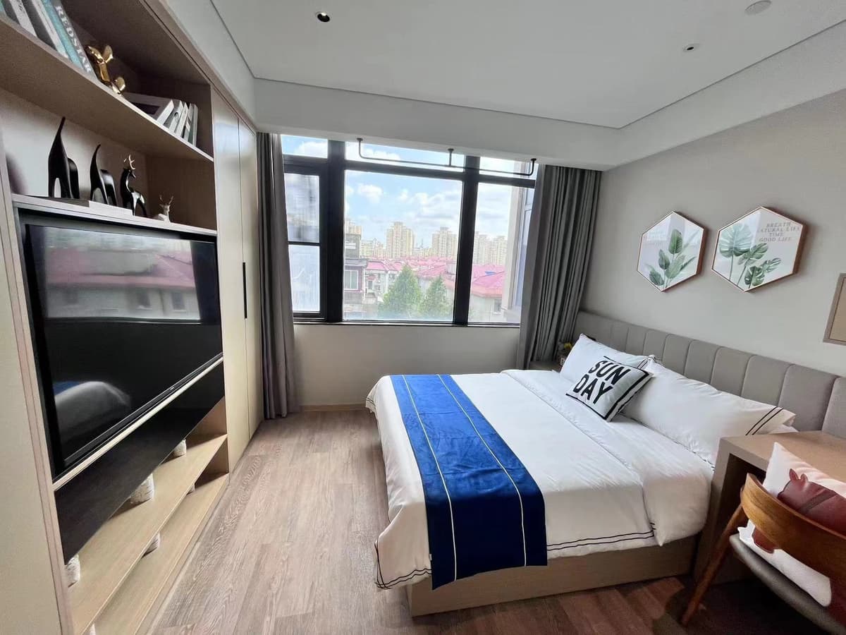 Shiguang Road Station, Chengjia Premium Apartment Shanghai Wujiaochang Shiguang Road Metro Station, 1bd