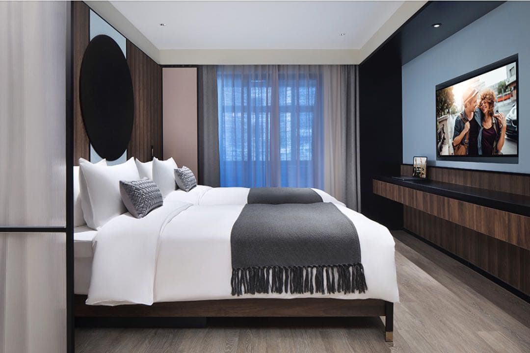Longbai Xincun Road Station, Shanghai Ascott Hongqiao Center Residence, 1bd