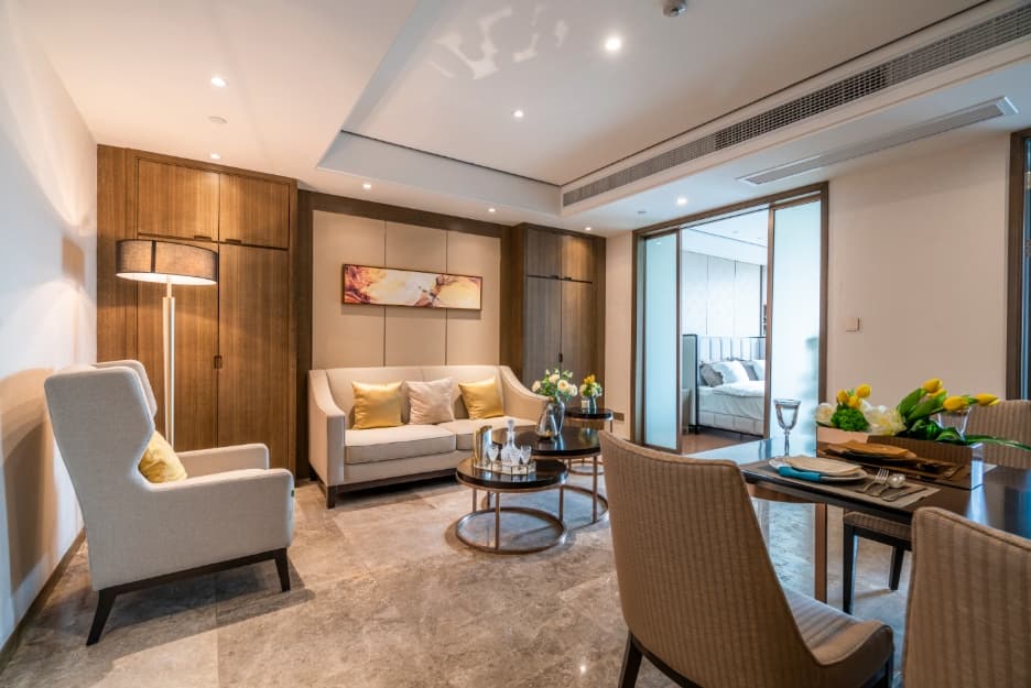 Xiangyin Road Station, FATUM·Mofang Apartment Shanghai Huangxing Park Store, 2bds