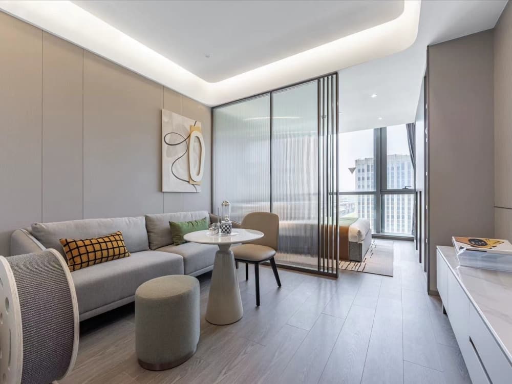 National Exhibition and Convention Center Station, Shanghai Exhibition Fangyu International Apartment, 1bd