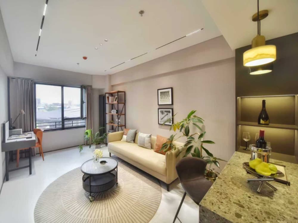 Jin'anqiao Station, Nuomici Apartment·Shougang Park Branch, 1bd